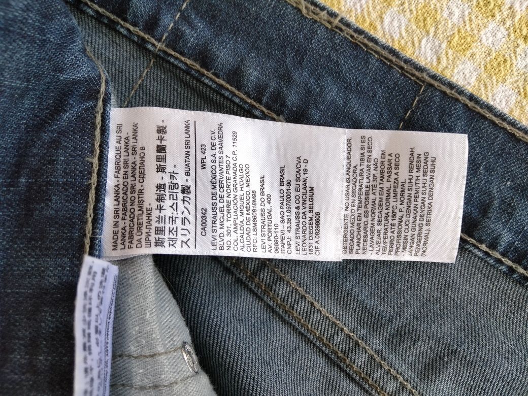 Calças de ganga Levis para homem