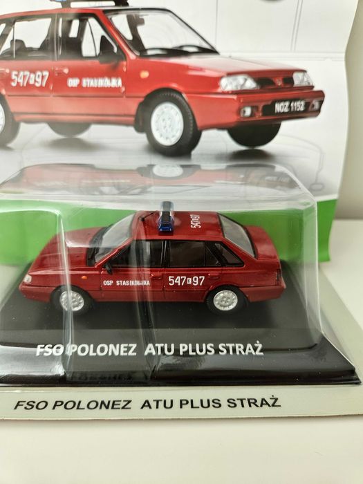 Model FSO Polonez ATU Plus Straż DeAgostini skala 1:43