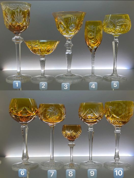 Німецький кришталь, келихи, фужери