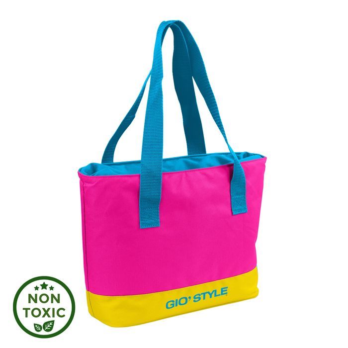 torba plażowa kamai gio style, w kolorze różowym, pojemność 9l