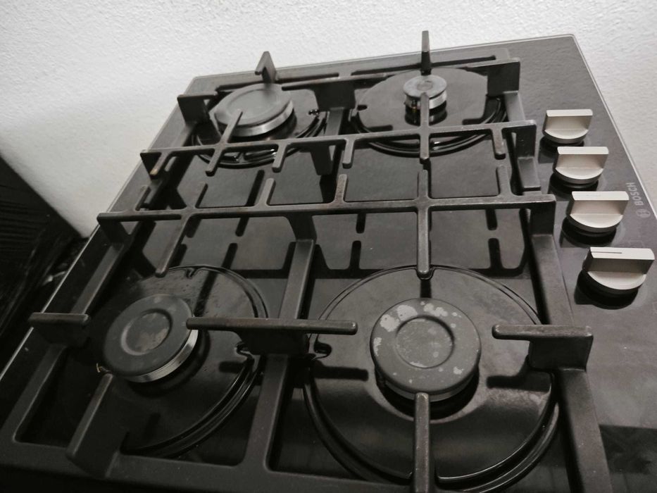 Placa de Gás BOSCH PNP6B6B90 (Gás Natural - 59 cm - Preto)