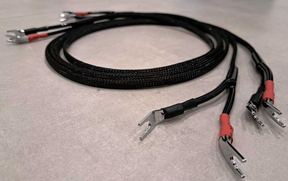 Kable Głośnikowe Czysta Miedź, Oplot, Wtyki RCA, Widełki, Kątowe, DIN2