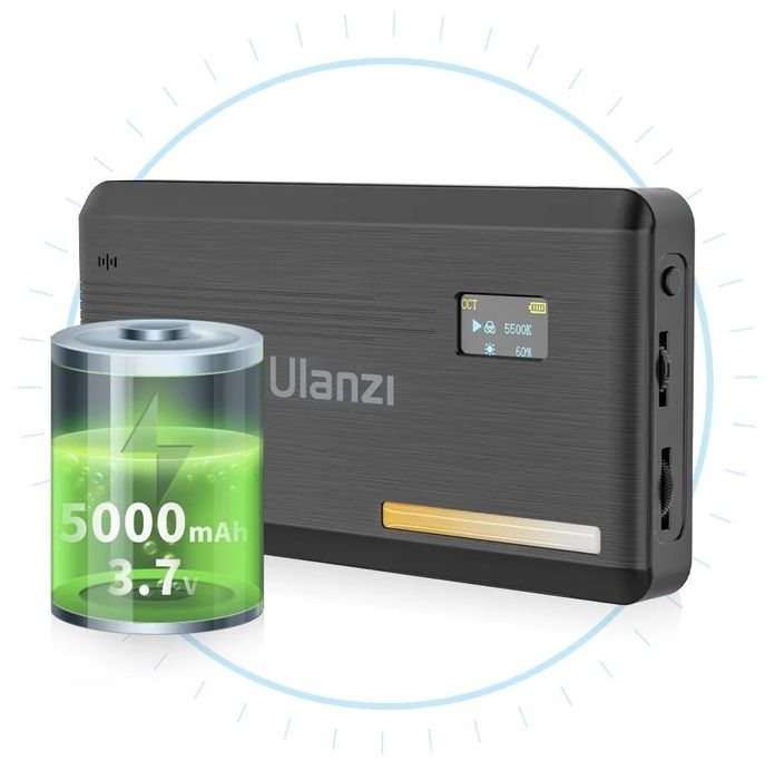 VIJIM Ulanzi VL200 відеосвітло накамерне світло, 5000mAh