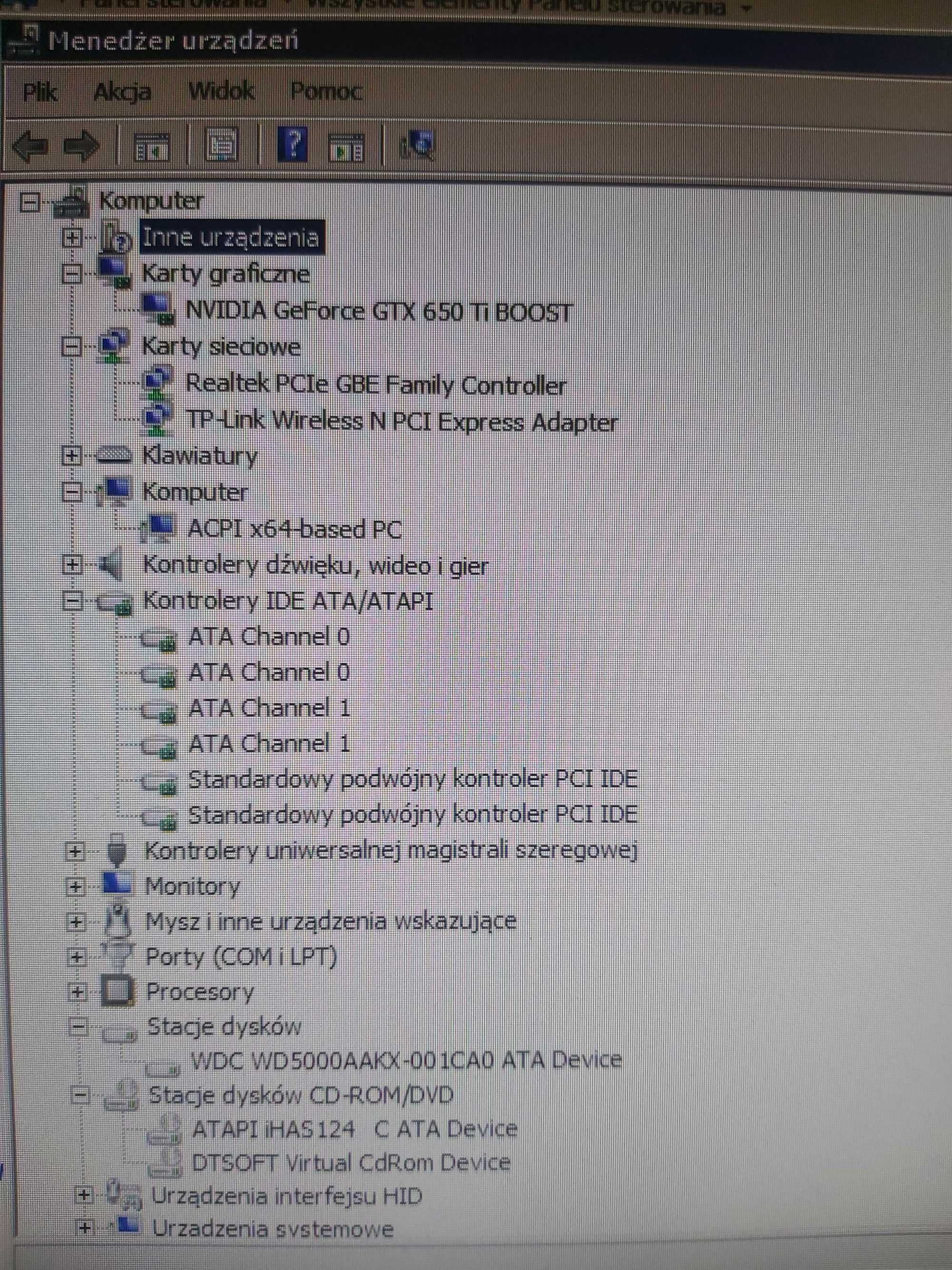 Komputer stacjonarny Intel i5-3470 MSI GeForce GTX TI