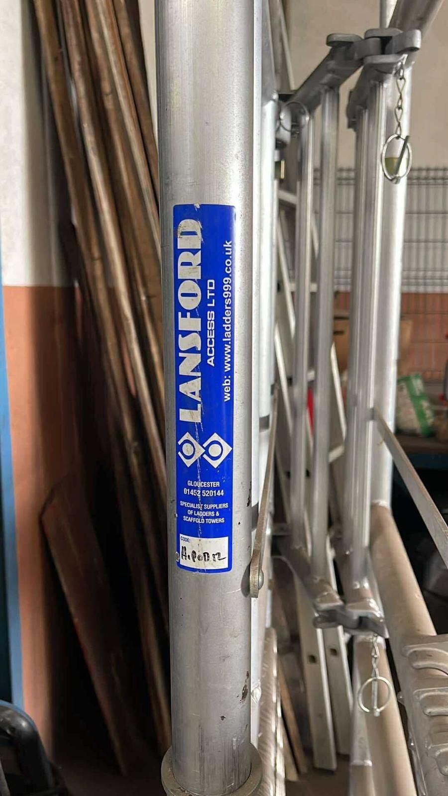 Andaime aluminio com rodas