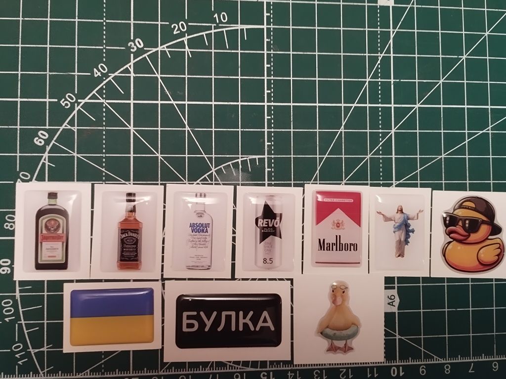 Об'ємні наліпки/3D стікери/Стікерпак/3Dмагніти/в наявності/замовлення.