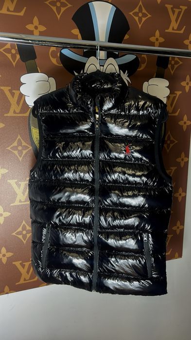 РАСПРОДАЖА -40% Мужская жилетка POLO RALPH Lauren черный жилет люкс