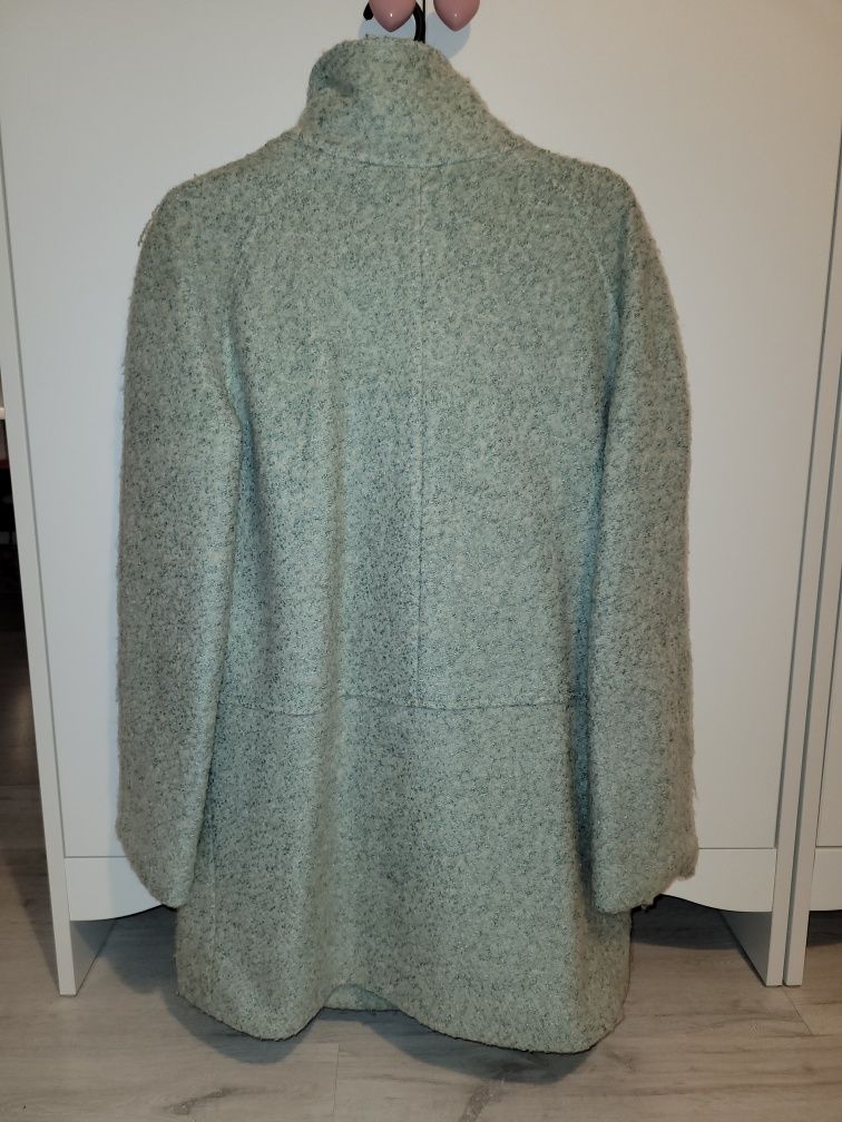 Kurtka, krótki płaszcz Pull&Bear 38/M zielony, miętowy