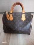 Louis vuitton speedy oryginalna torebka skóra