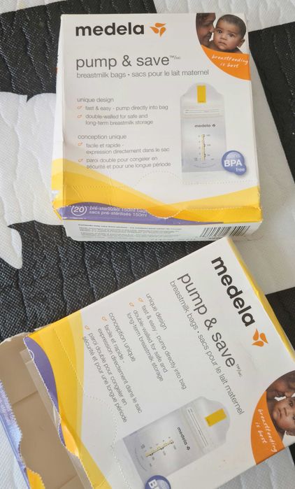 Kultowy laktator elektryczny Medela Swing + woreczki na pokarm