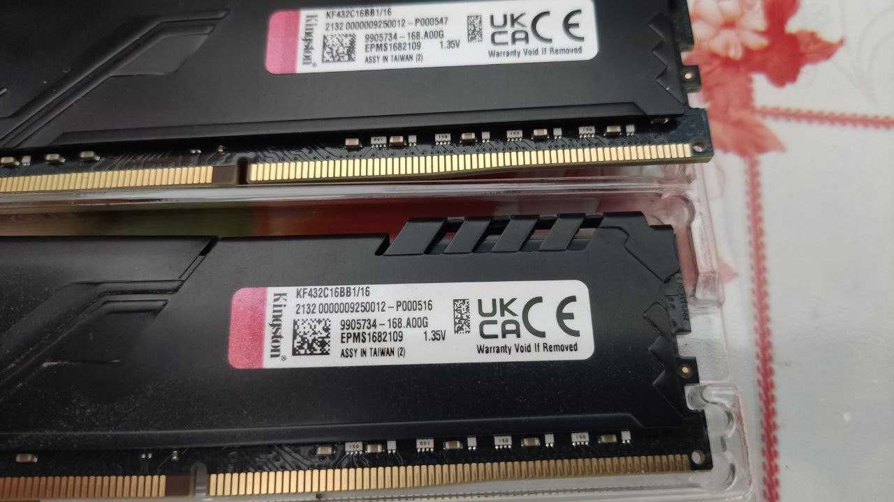 Kingston Fury DDR4 32ГБ 3200 Beast Оперативна памʼять до ПК