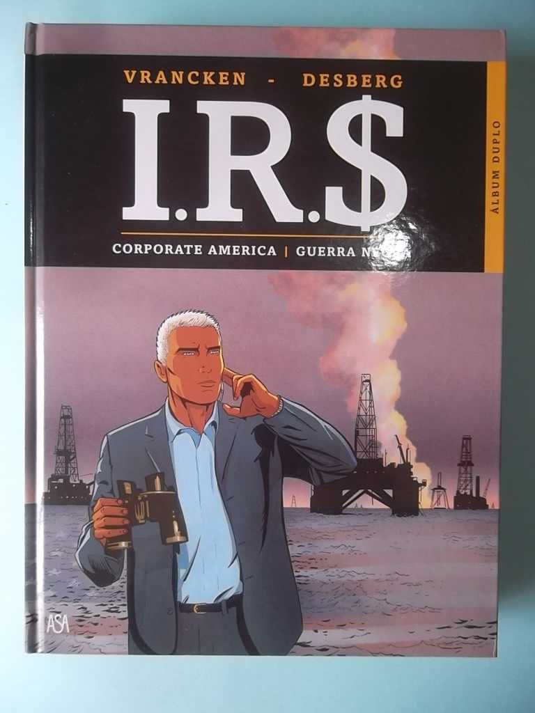 I.R.$ - Coleção completa 9 volumes duplos capa dura Edições Asa