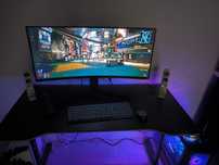 Komputer gamingowy zestaw AMD ryzen 5 5600 Radeon rx6600 monitor 24"