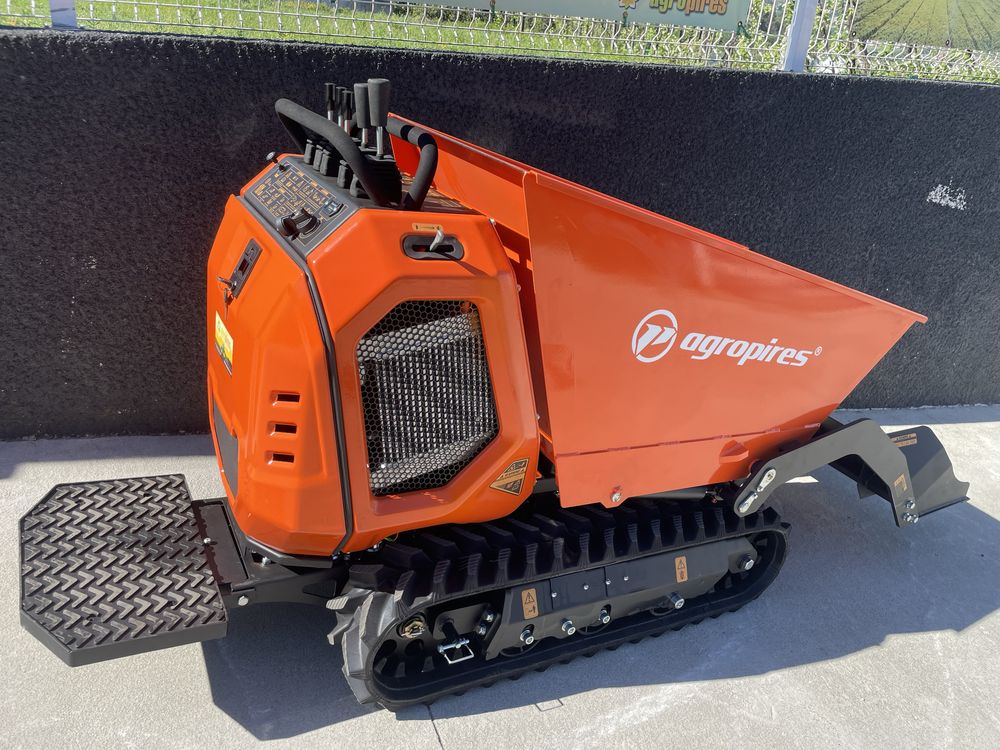 Mini dumper 800 kg com carregador frontal