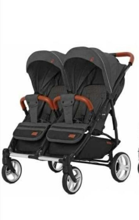 Коляска для двійні, прогулянкова,лежаче пол,книжка,стрость,складна