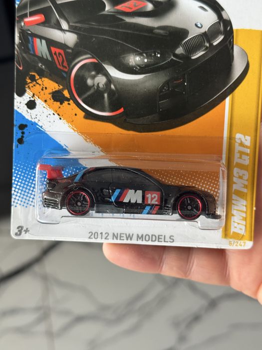 Hot Wheels BMW M3 GT2 E92 2012 pierwsze wydanie czarna protektor IGŁA