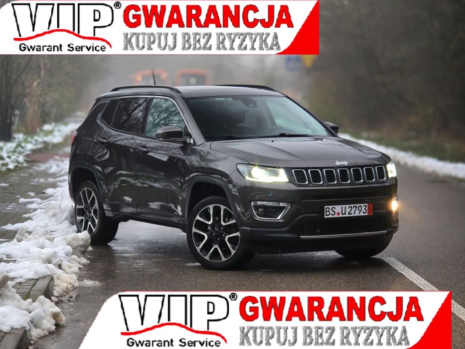 Jeep Compass FULL_2018r_1,4B_170KM 4X4_Automat_Panorama_Nawi_Skóry_Kamera_Gwarancja