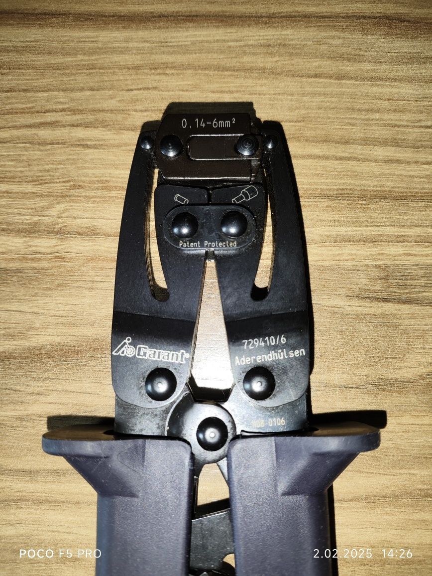 Zaciskarka Garant 7294 10/6 do tulejek