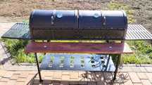 Мангал для BBQ 4 мм на 2 кришки. Мангал-гриль 4 мм із буржуйкою.