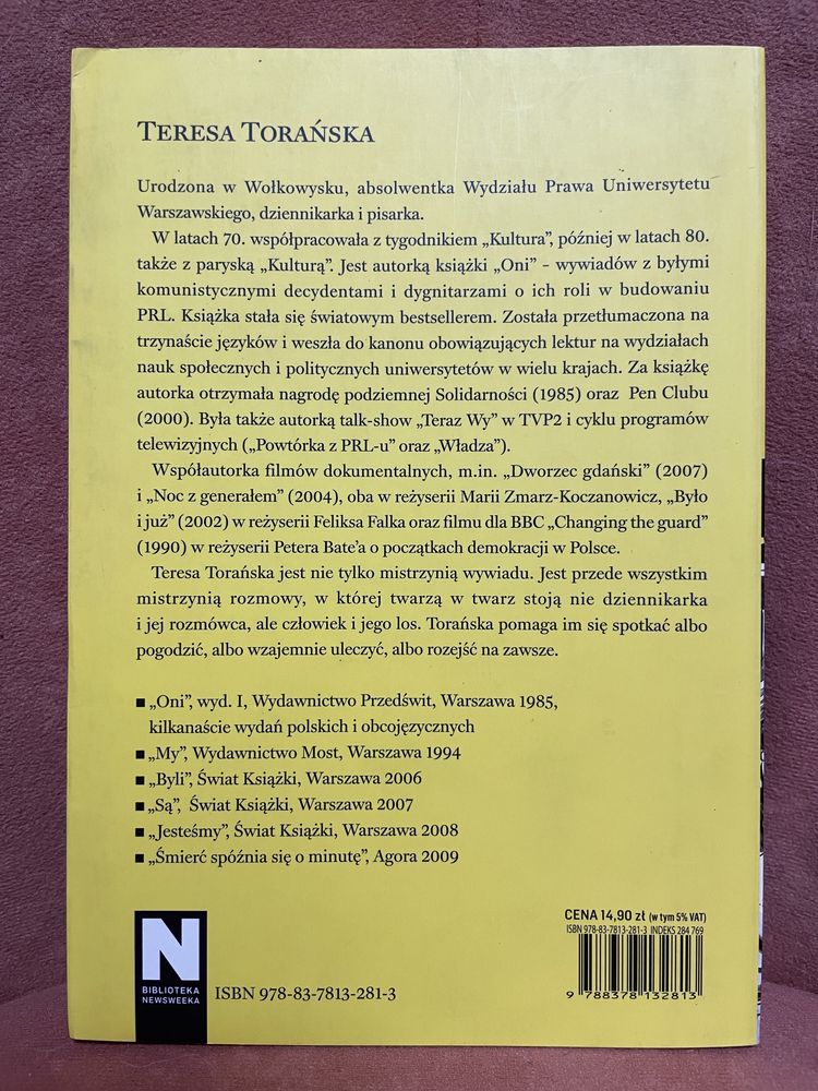 Rozmowy Torańskiej „Oni Leon Kasman” - polecam .