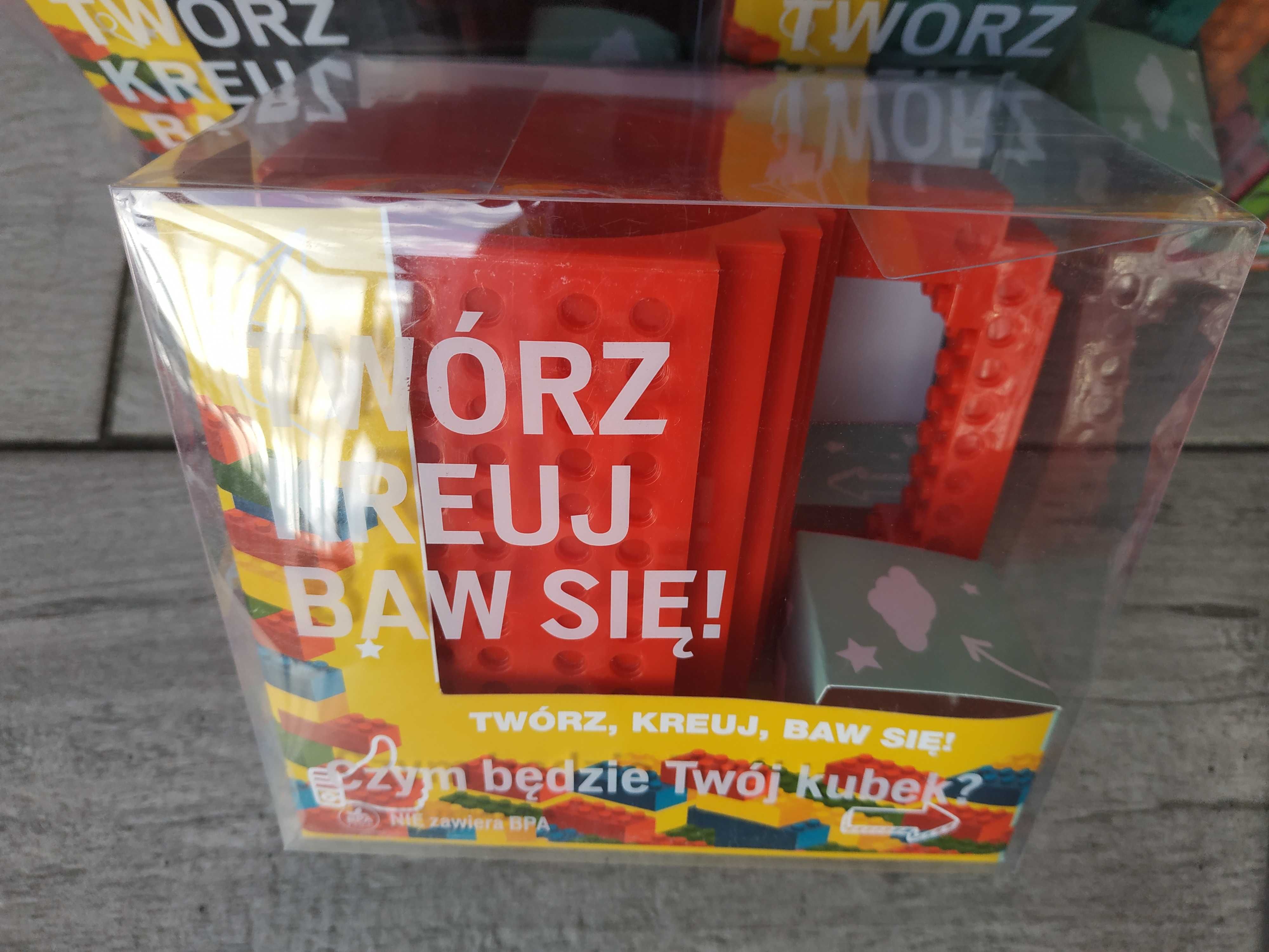 Kubek klockowy + klocki zestaw kreatywny LEGO - NOWY Warszawa Ursynów