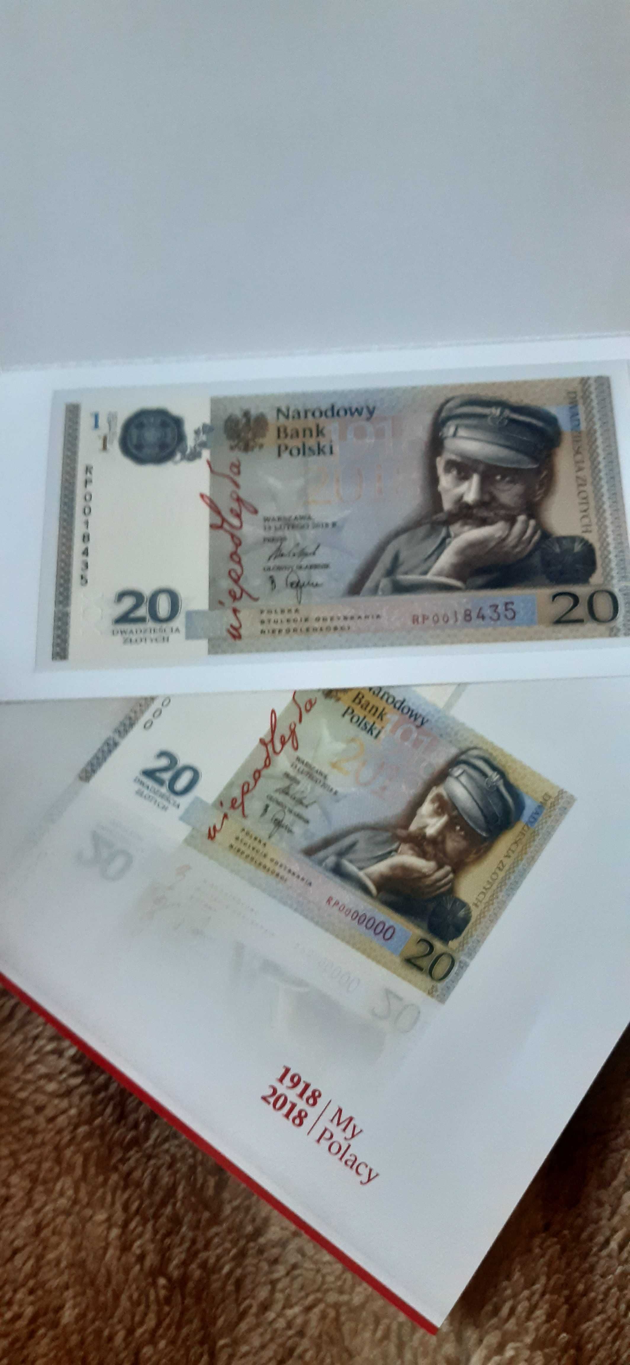 20 zł  Niepodległość banknot
