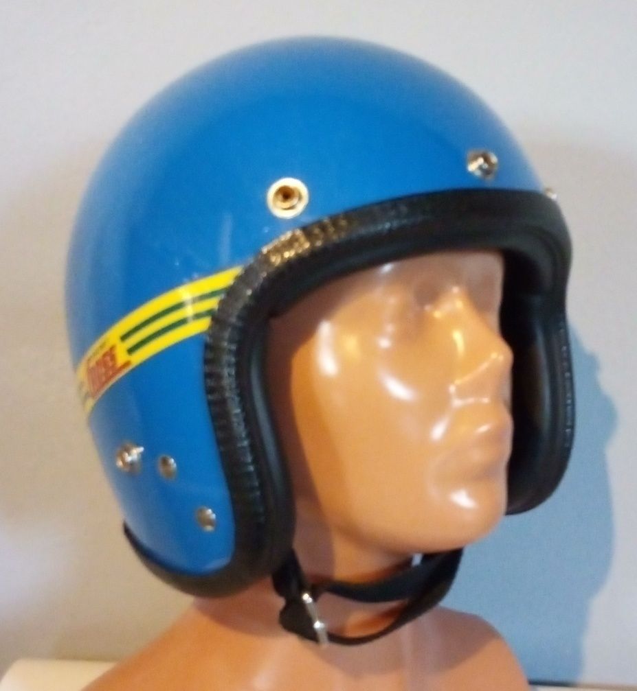 Kask orzeszek PRL stary vintage Helmet duzy rozmiar