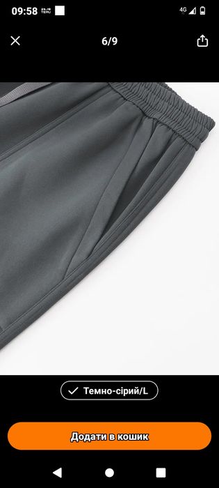 Чоловічі зимові джогери