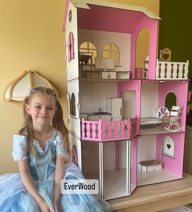 Будинок для барбі з меблями, ляльковий будинок, Barbie