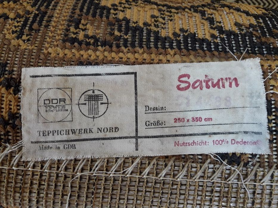 Великий Килим MADE IN GDR.  2.5×3.5 м. Ковер после чистки !