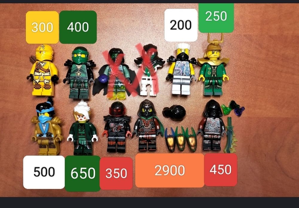 Lego Ninjago original лего ніндзяго оригінал мініфігурки аксесуари