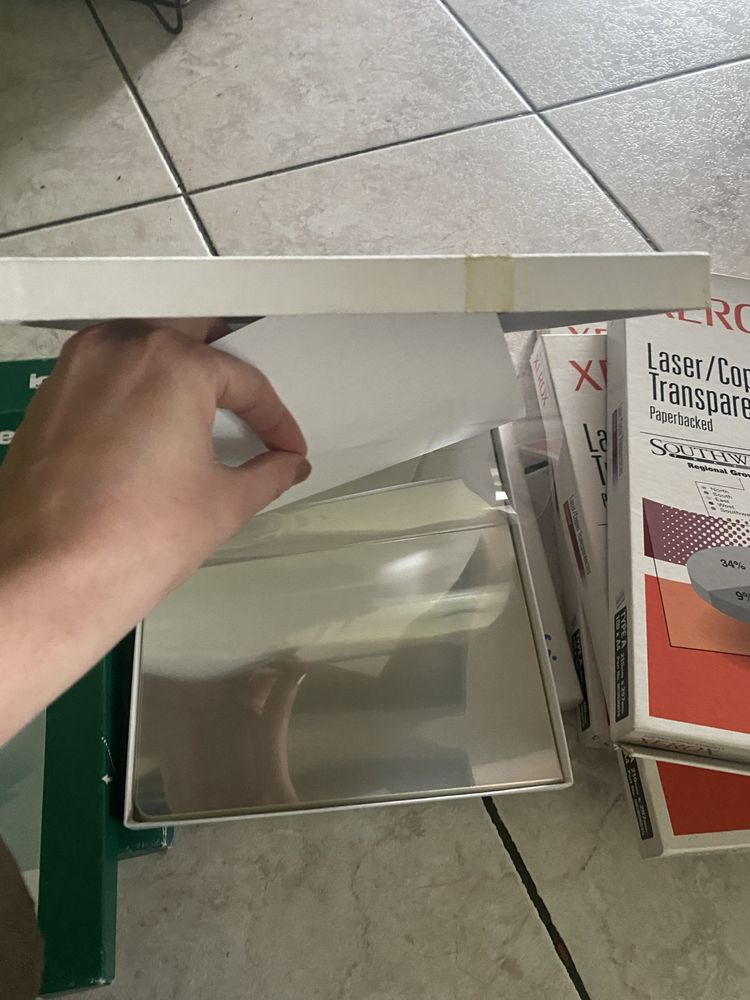 Folie do druku atramentowego i laserowego roznego rodzaju rzutnik