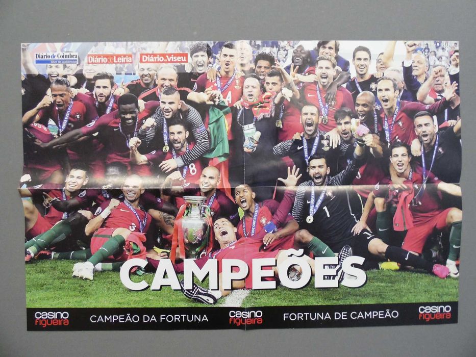Poster Portugal Campeão Europeu 2016