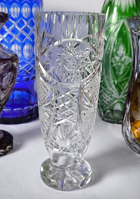 Wazon piękny stary  kryształ