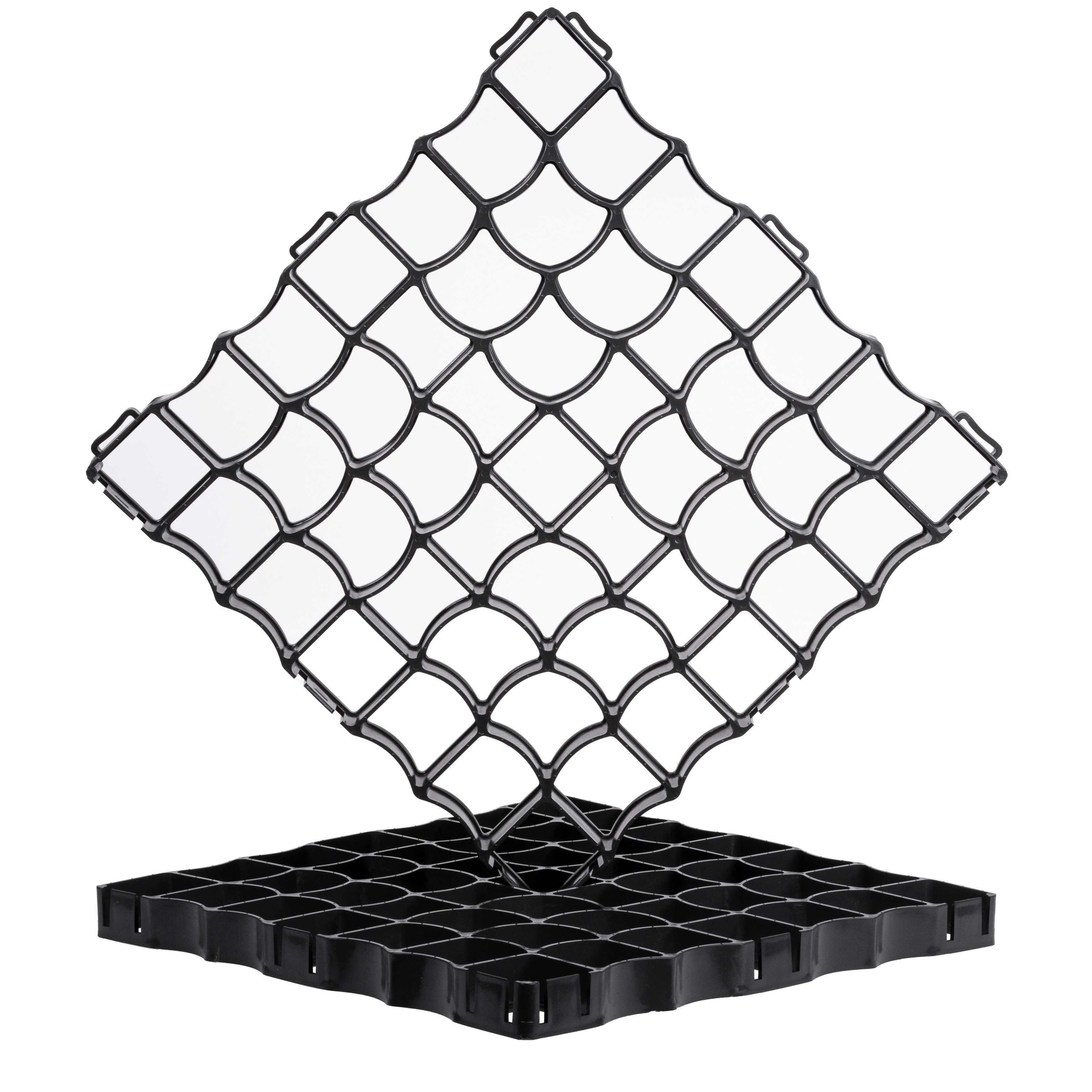 PROMOCJA !! Kratka Trawnikowa Chodnikowa Parkingowa 50x50x4 cm CZARNA