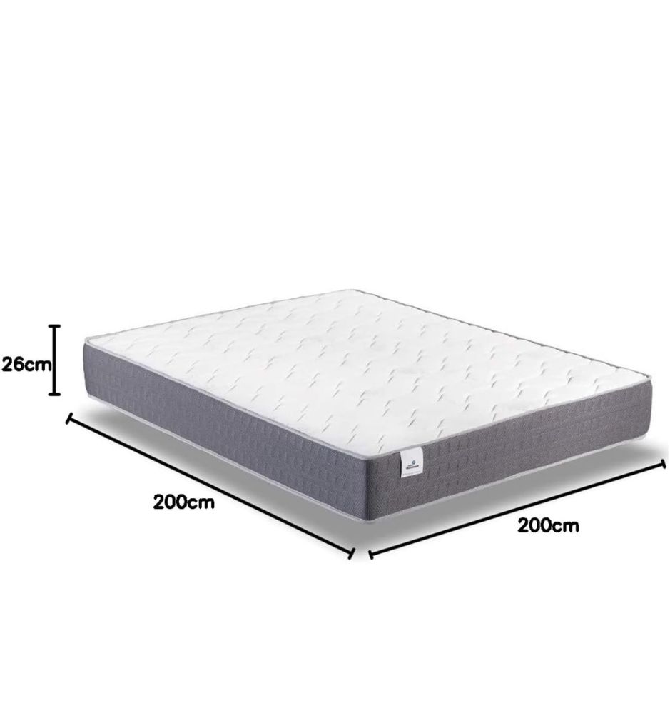 Cama e colchao king size 2mX2m