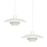 Para duńskich vintage lamp PH 4/3 proj. Poul Henningsen, Louis Poulsen