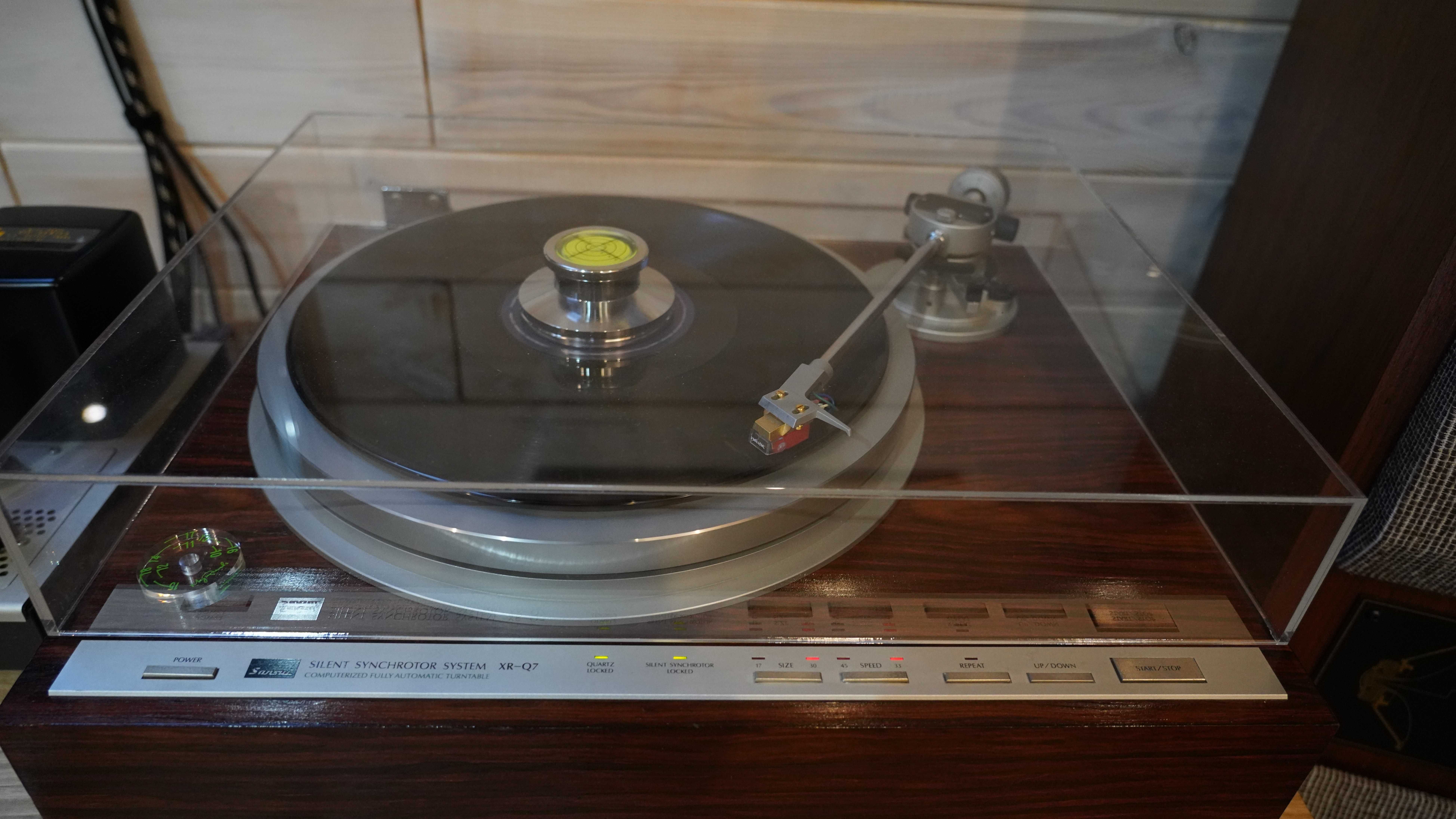 Gramofon Sansui XR-Q7,  wkładka Technics 270C,  serwis i kalibracja.