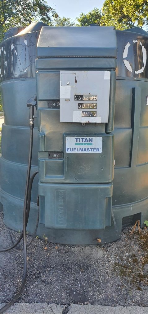 Zbiornik na olej napędowy TITAN ECO FuelMaster 5000 L z licznikiem