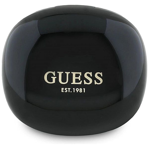 Słuchawki Guess Flat Classic Logo Electroplated TWS - czarne