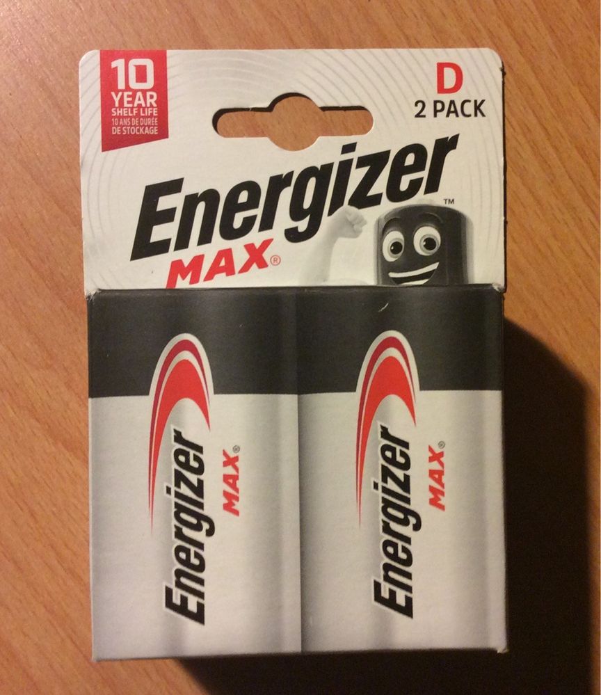 Батарейки Energizer Max D-LR20