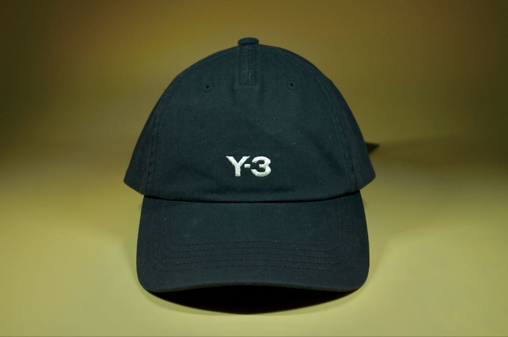 Czapka z daszkiem Y-3 Dad Cap czarna bawełniana