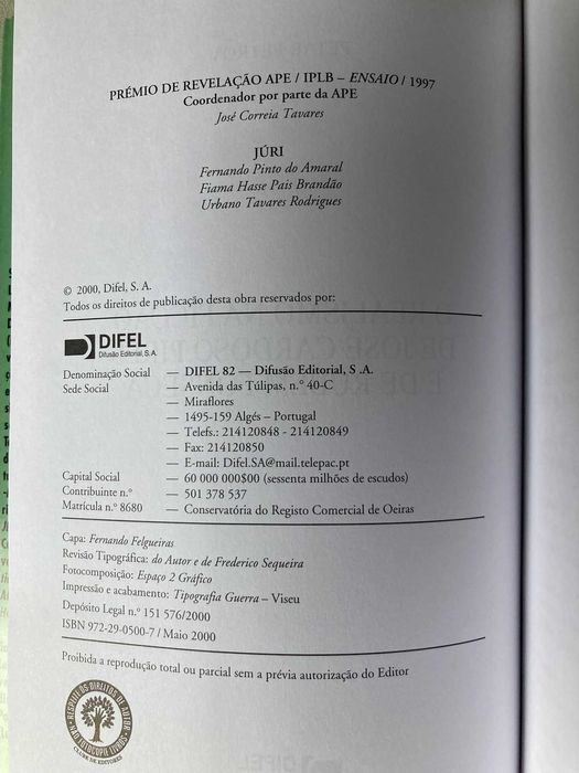 O Realismo na Ficção de José Cardoso Pires e de Rubem Fonseca