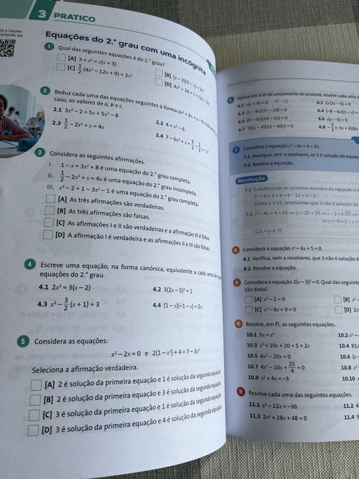 Caderno de atividades Matematica 9 ano