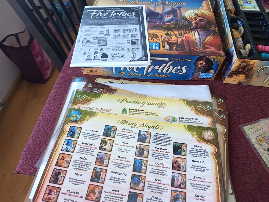 Five Tribes [Pięć Klanów] + dodatek Whims of Sultan, ENG + PL