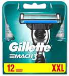 GILLETTE MACH3 wkład ostrza wymienne 12 szt.