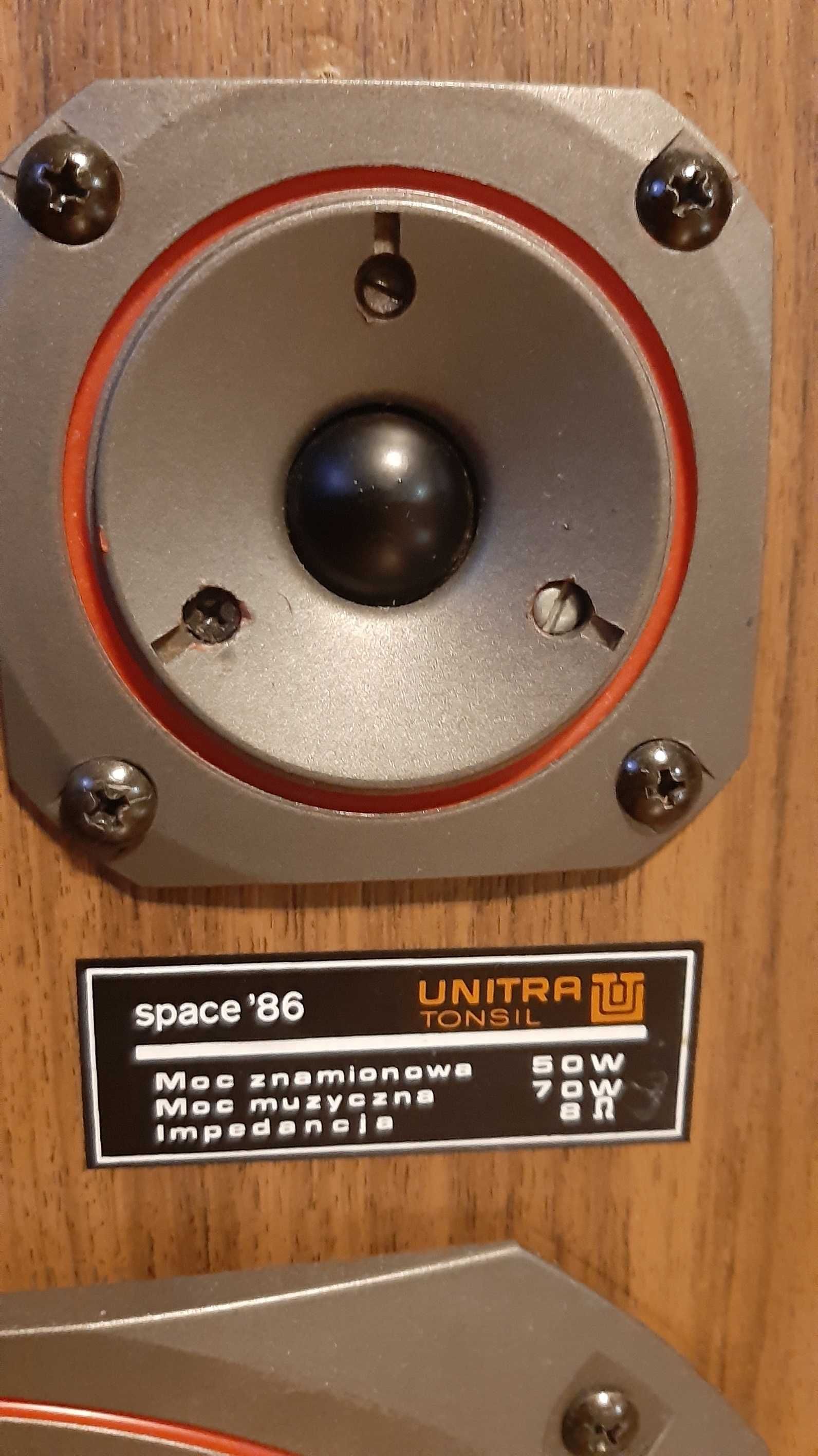 kolumny Tonsil Space 86 Unitra, zn 50W, muz 70W, 8 ohm