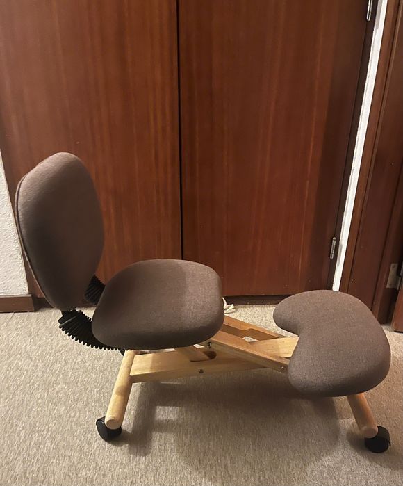 Cadeira ergonómica com encosto