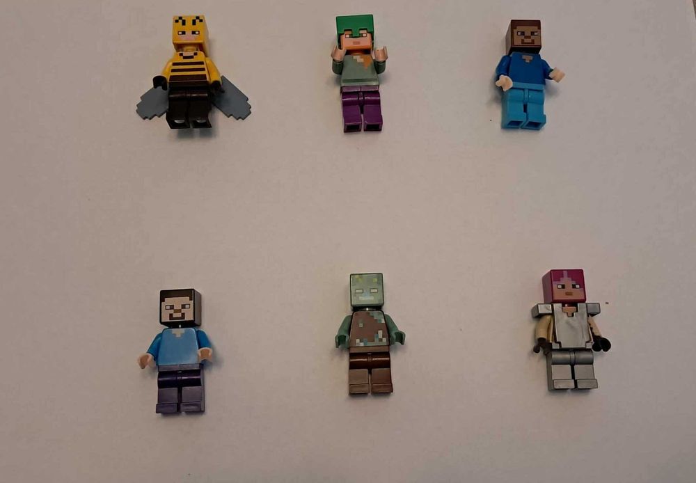 LEGO Minecraft ludziki, figurki 6 sztuk