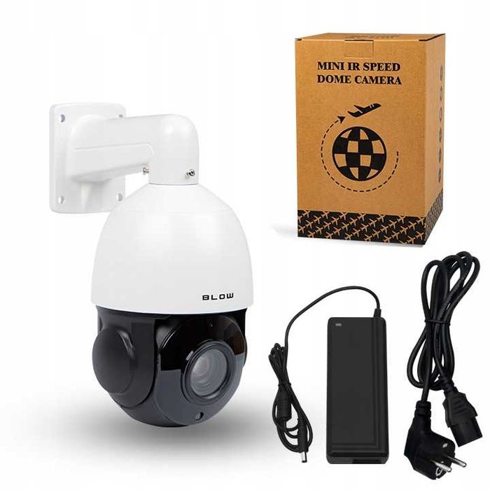 Kamera szybko-obrotowa IP PTZ 5MP 18x REALNY ZOOM PATROL Nagrywanie SD